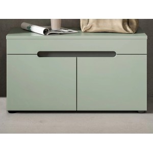 Inn.Furn Garderobe Sitzbank in Salbei und Grau 80 cm Cooper
