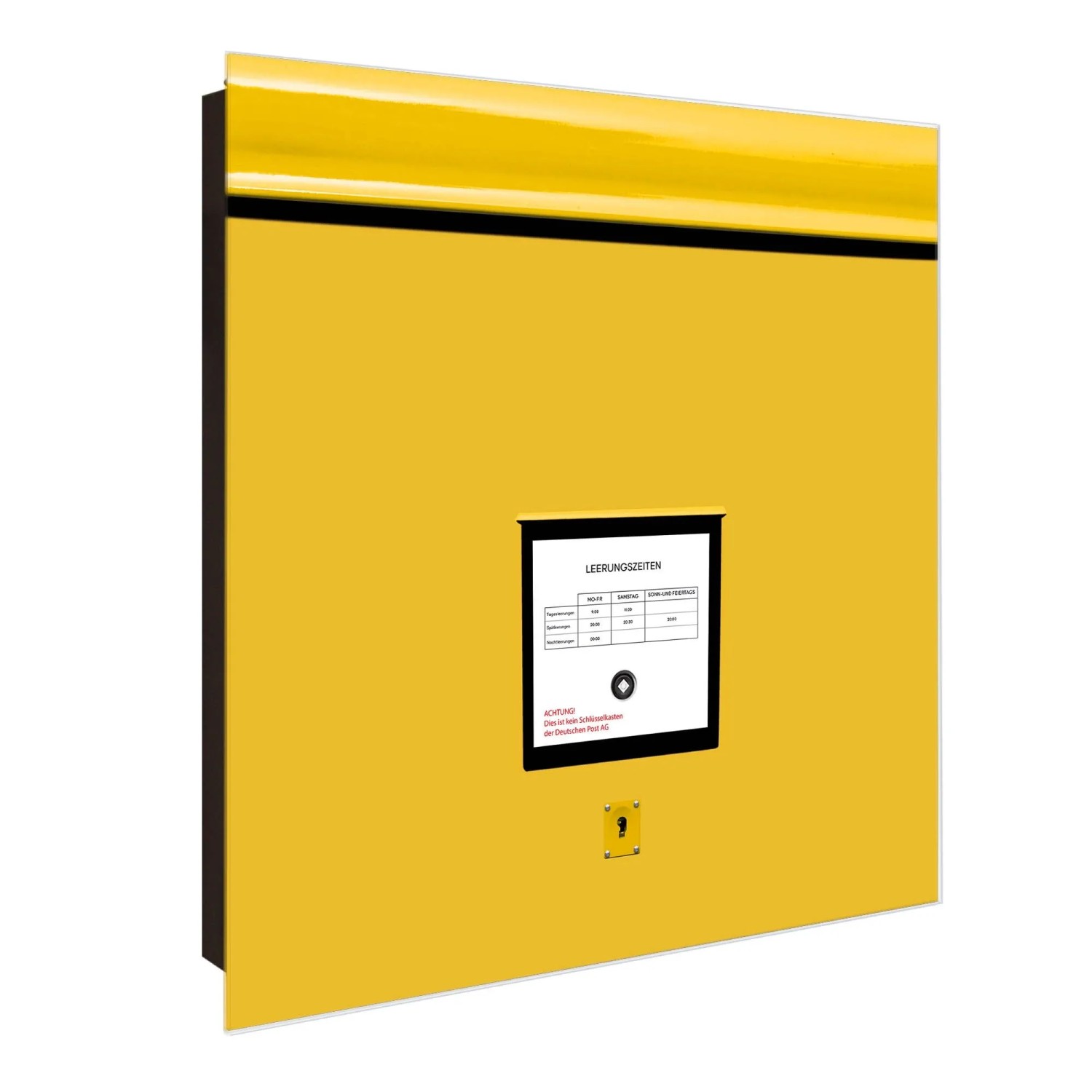 Banjado Großer Schlüsselkasten Glas 30x30cm Schwarz Scharnier Links 50 Hake günstig online kaufen