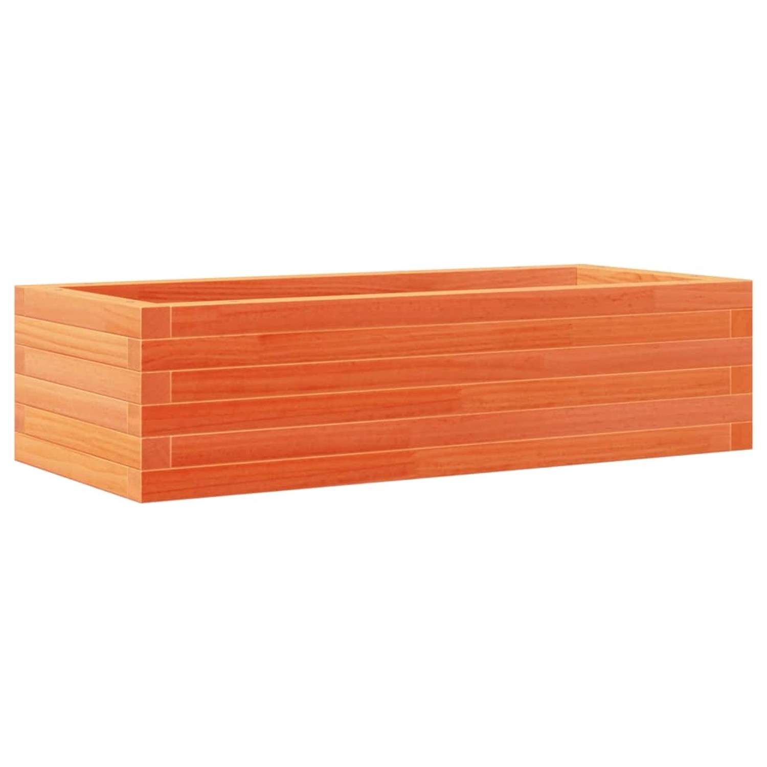 vidaXL Pflanzkübel Wachsbraun 90x40x23 cm Massivholz Kiefer 847225 günstig online kaufen