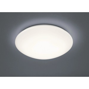 Weiße Reality LED-Deckenleuchte Putz, 15W, aus Kunststoff. Moderne Deckenlampe für Wohnräume.