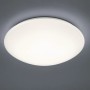 Weiße Reality LED-Deckenleuchte Putz, 15W, aus Kunststoff. Moderne Deckenlampe für Wohnräume.