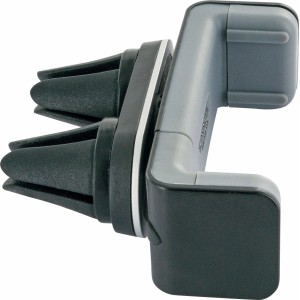 Schwaiger Kfz-Halterung für Smartphones, zur Befestigung am Lüftungsgitter, schwarz-grau.