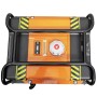 DeTec. Inverter Stromerzeuger, 3,5 kW, Benzin Stromgenerator, orange, mit Tankdeckel und Füllstandsanzeige.