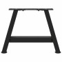 Schwarze vidaXL Couchtischbeine in A-Form, 2er Set aus Stahl, 30x30-31 cm.