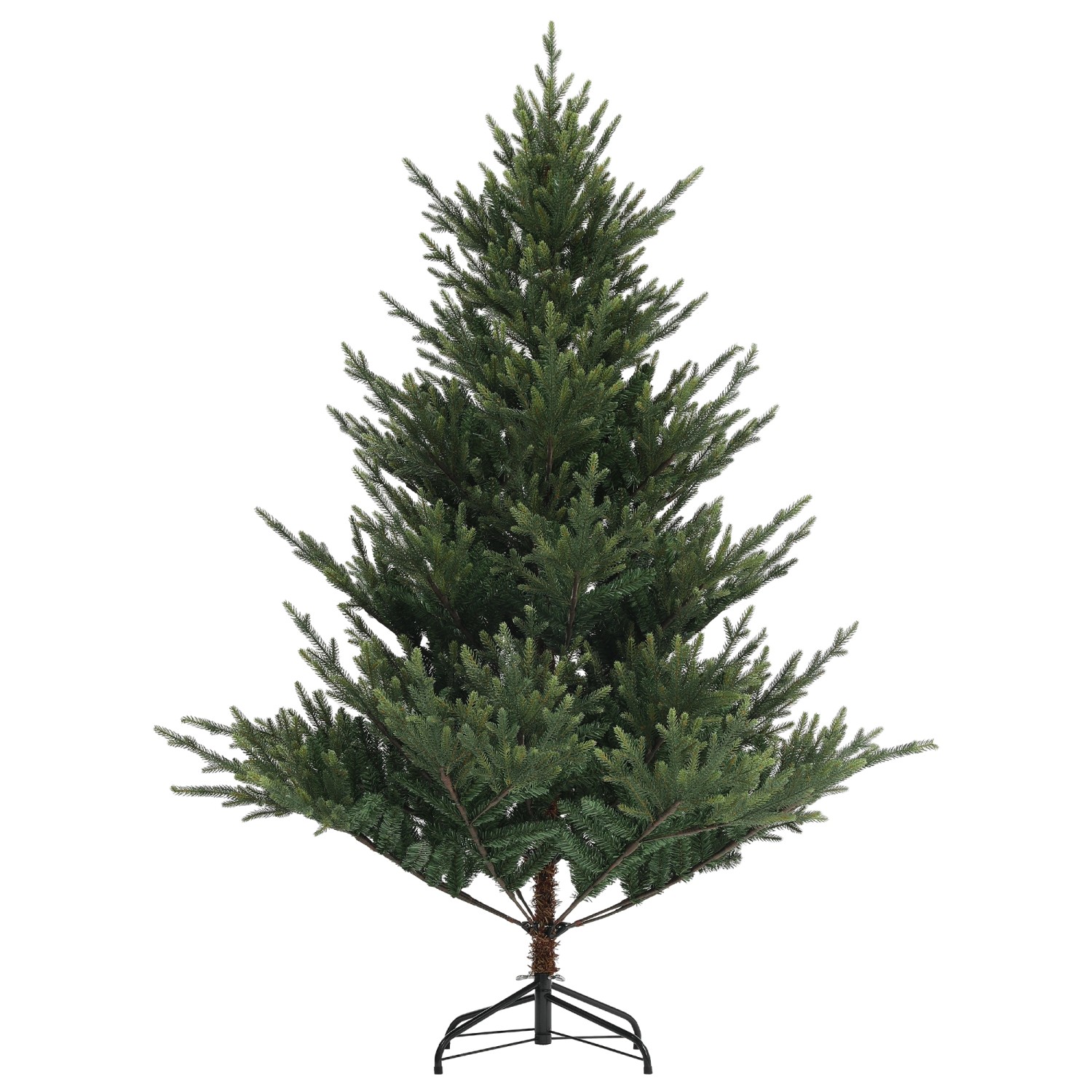 Thumbnail - HOMCOM Weihnachtsbaum Christbaum Kunststoff Stahl 157 x 180H cm
