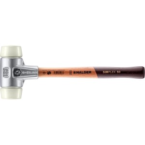 Halder Simplex Schonhammer Ø 50 mm Nylon mit Aluminiumgehäuse