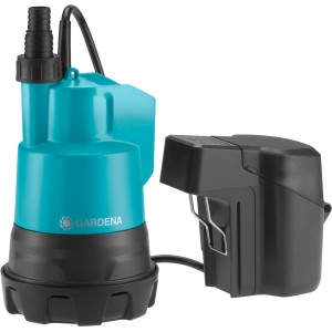Gardena Klarwasser Tauchpumpe 2000/2 Li-18 mit Akku, für Elektro-Pumpen & Hauswasserwerke.