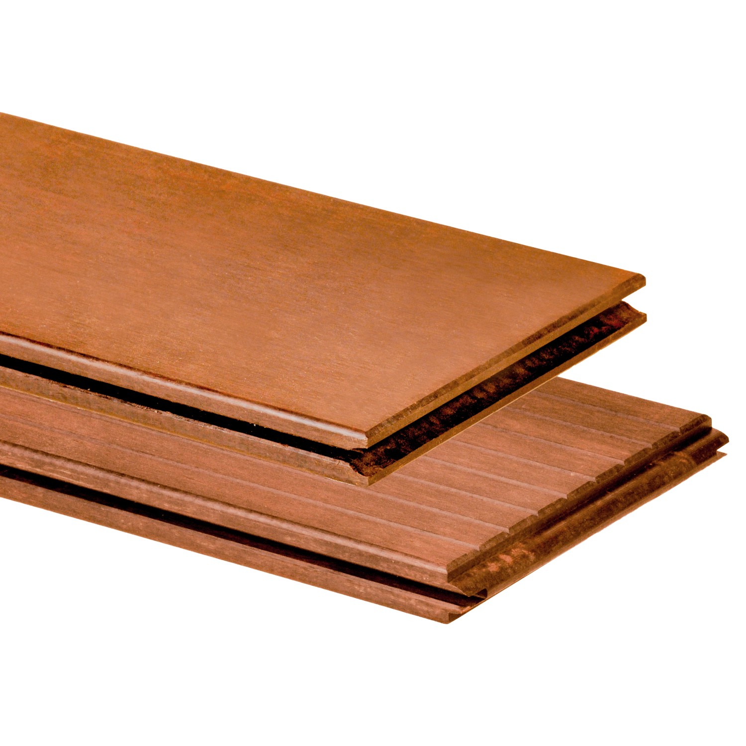 GartenLand Bambus Terrassendiele 20 x 137 x 1850 mm Natur-Geölt Massivprofil Stirnseitige Nut+Feder