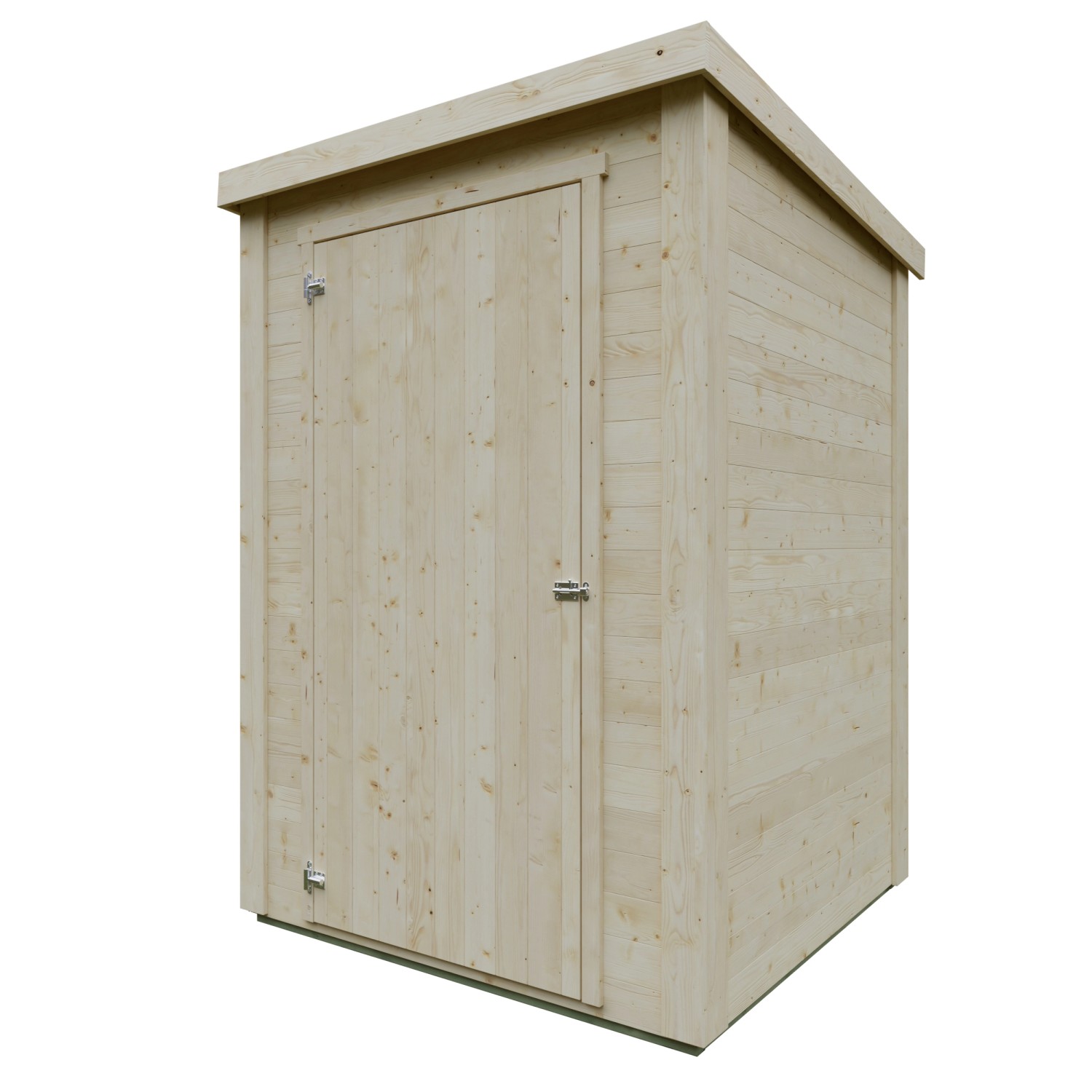 Kiehn-Holz Gerätehaus KH 16-007 Natur Unbehandelt 135 cm x 132 cm