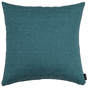 Quadratisches Kissen Opova Petrol, 45x45 cm, in trendigem Petrol-Farbton für Wohnzimmer & Schlafzimmer.