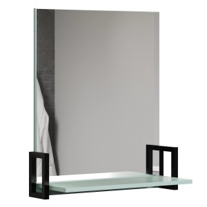 Trendteam Spiegel Matix in Dusk Blue mit Ablage, 64 cm breit.