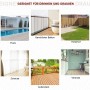 Anwendungsbeispiele des Gartenstuhls: Pool, Balkon, Hinterhof, Zuhause, Außendeck und Veranda.