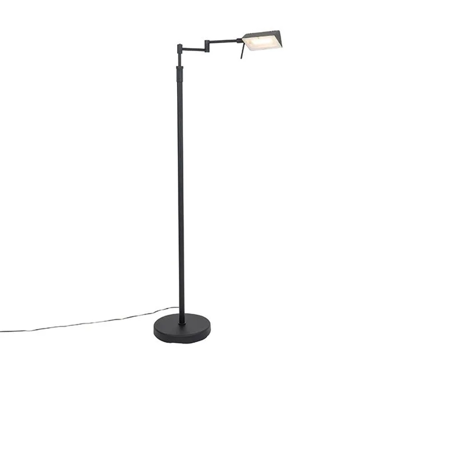 QAZQA Design Stehleuchte Schwarz inkl  LED mit Touch Dimmer Notia