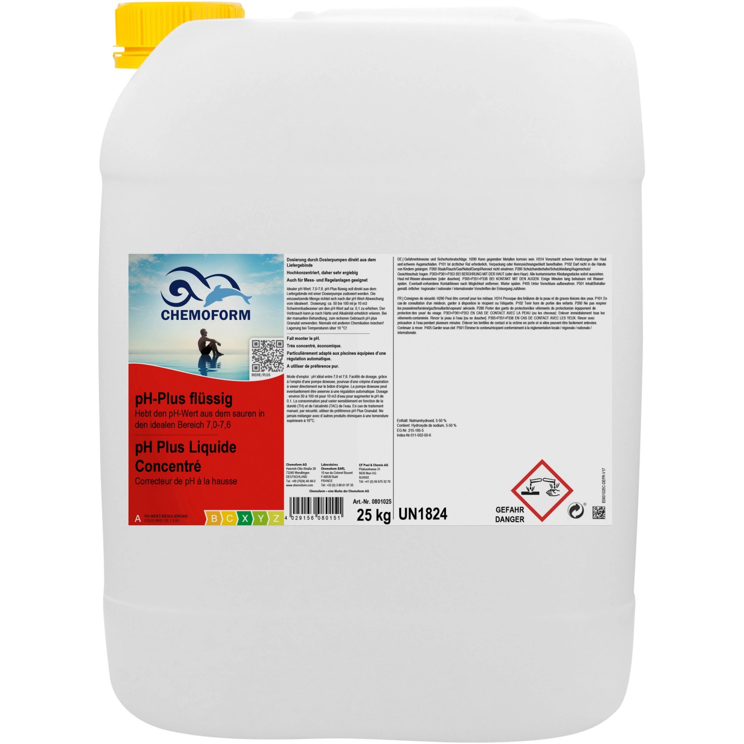 Chemoform Flüssigkonzentrat PH-Plus 25 kg