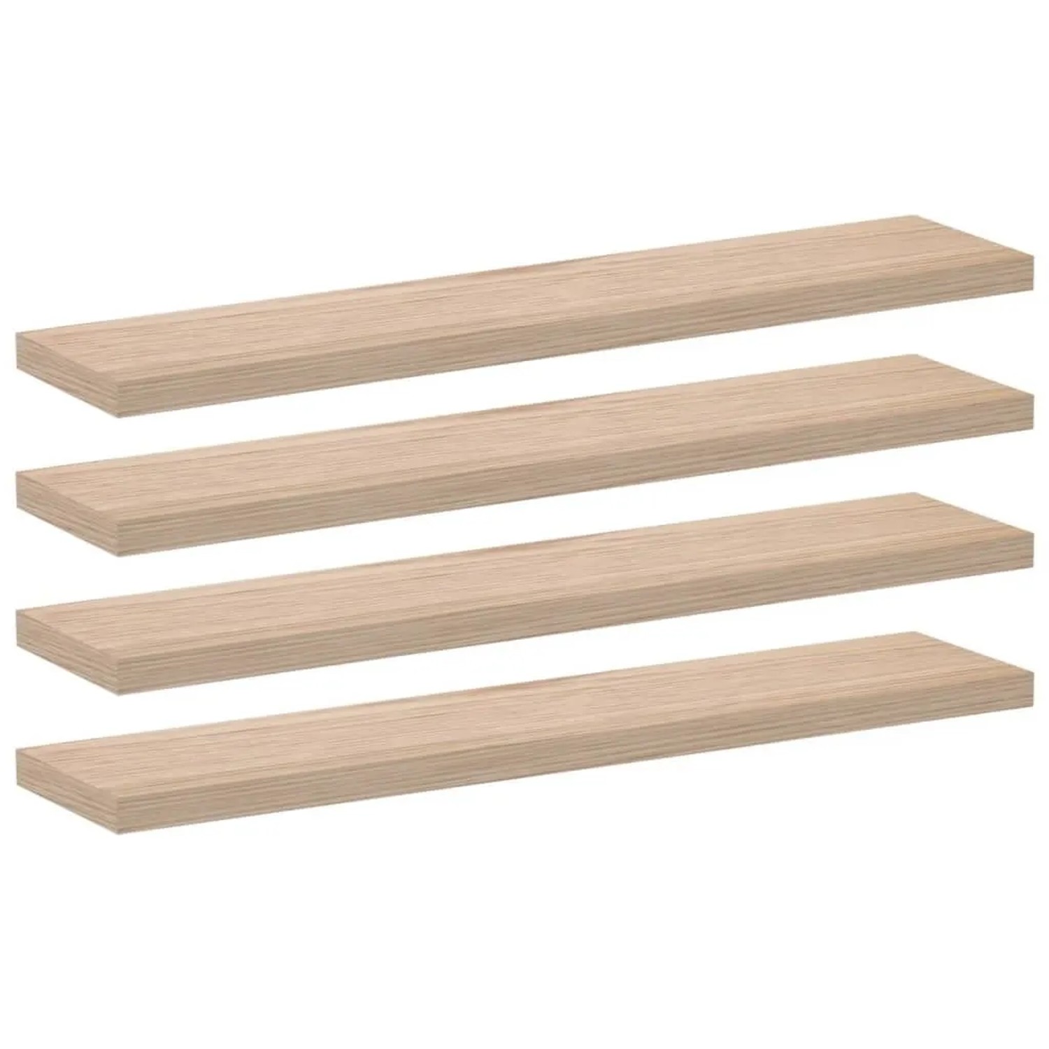 vidaXL Schweberegale 4 Stk 110x23,5x4 cm Holzwerkstoff 4010699