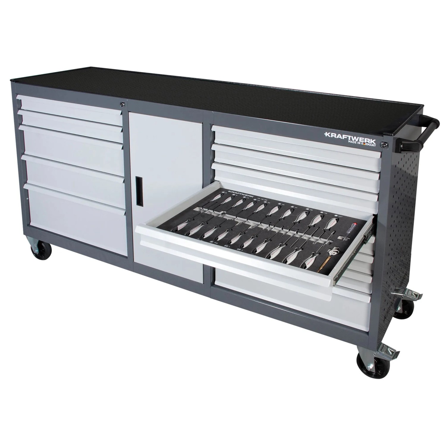 Kraftwerk Werkstattwagen BT1800 395-tlg. Grau-Silber