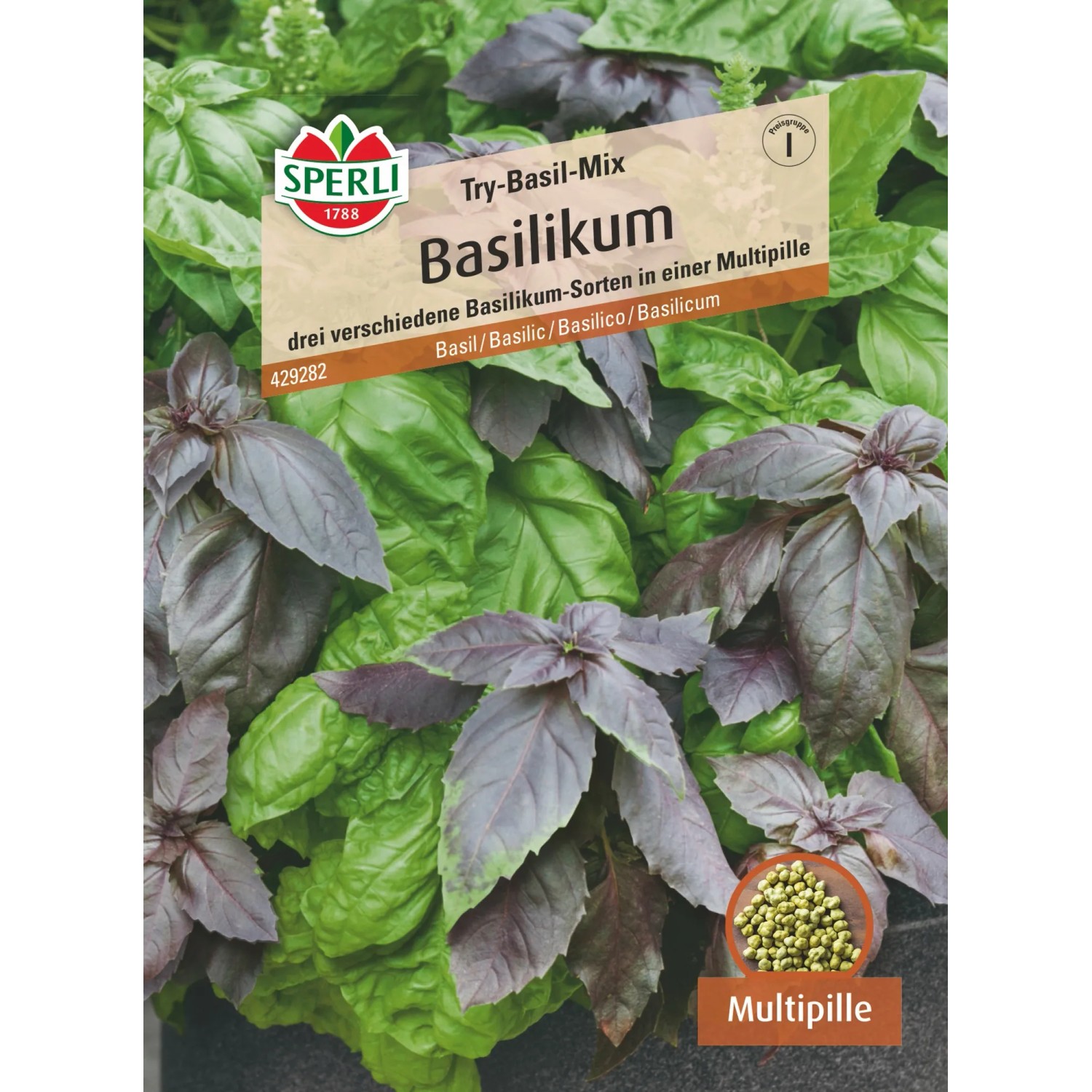 Sperli Basilikum "Try-Basil-Mix" Multipille
