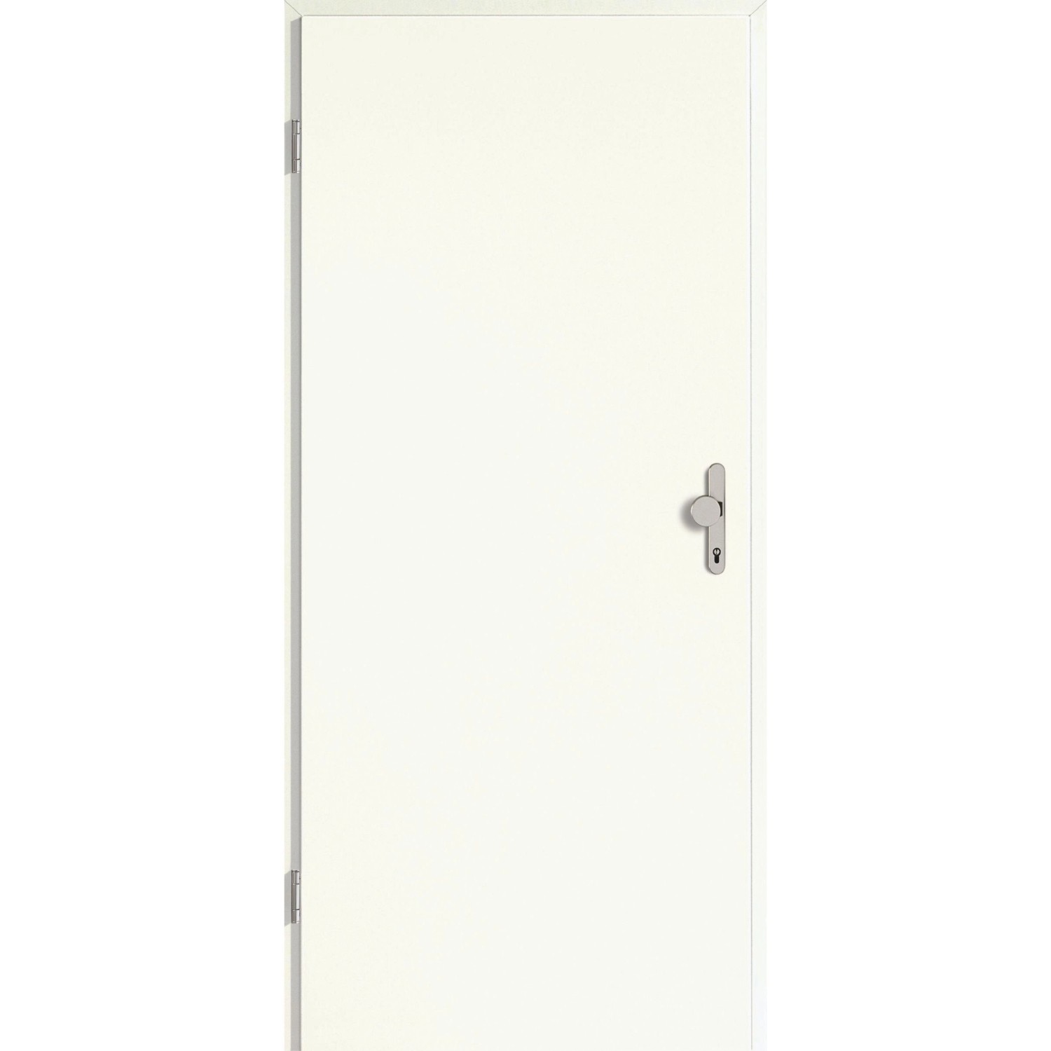 GetaDoor Wohnungsabschlusstür CPL Arktikweiß 86 cm x 198,5 cm DIN R