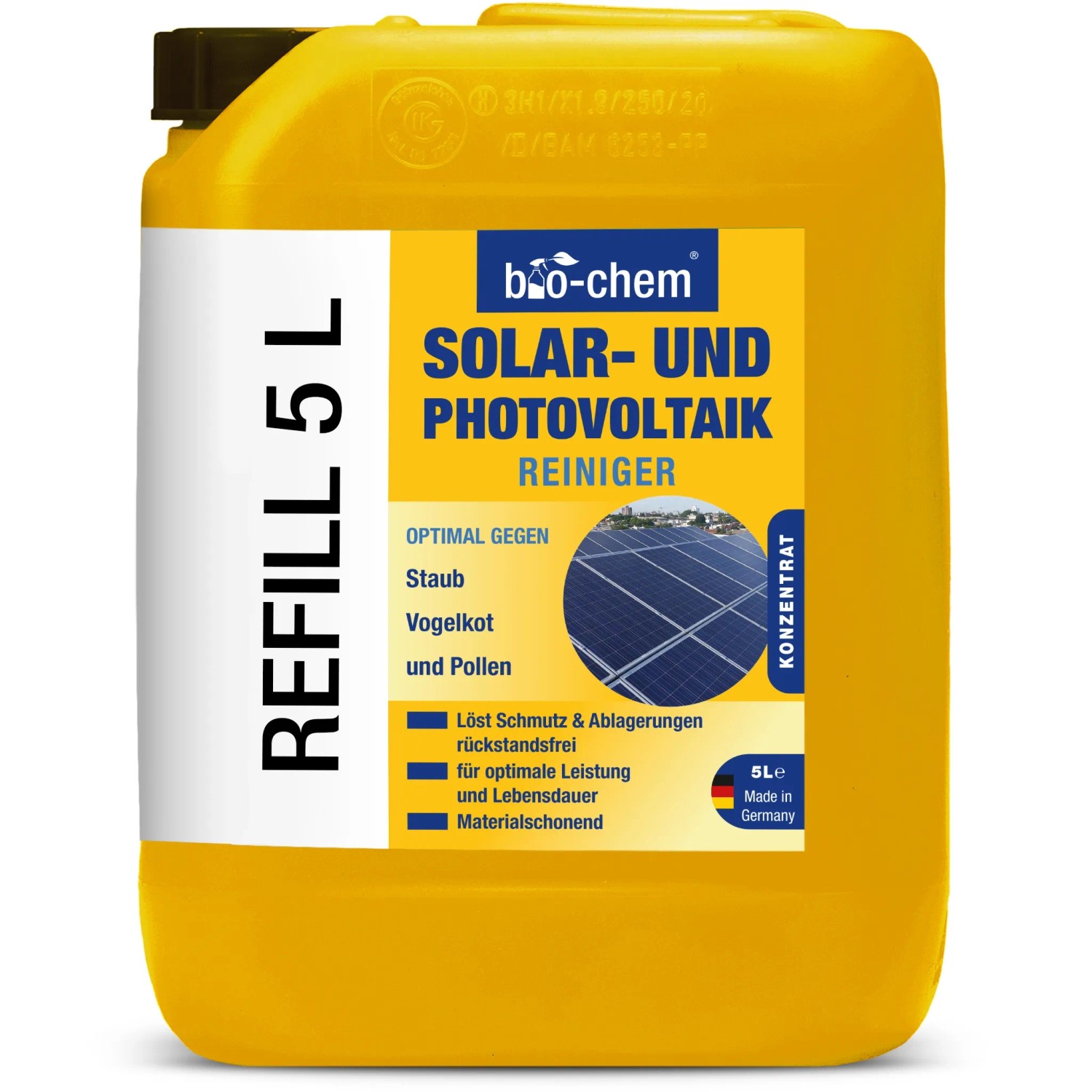 bio-chem Solar- und Photovoltaikreiniger 5, Kanister Konzentrat