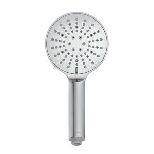 Schütte Handbrause Como Chrom, 3-fach verstellbar mit Antikalk-Noppen.