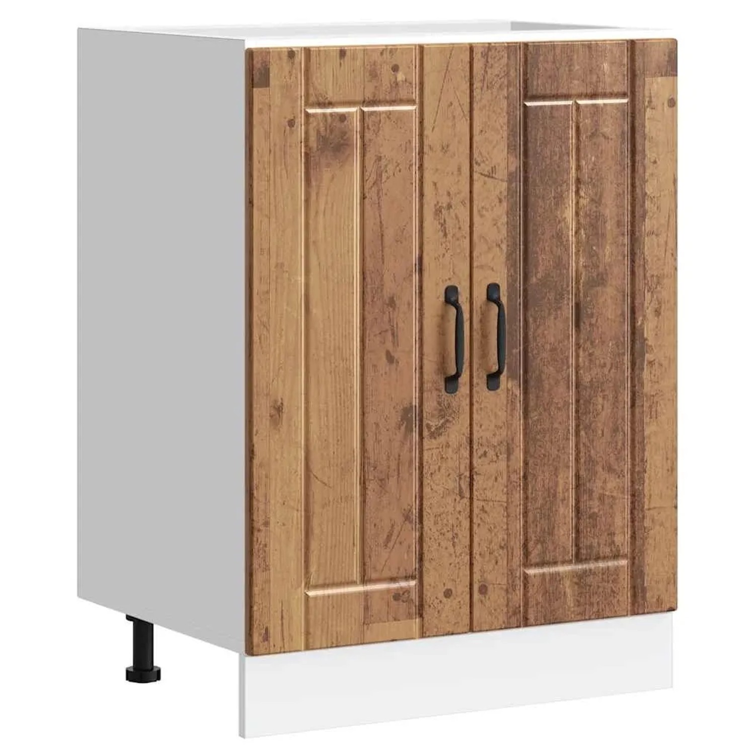 vidaXL Spülenunterschrank Lucca Altholz-Optik Holzwerkstoff 853685 günstig online kaufen