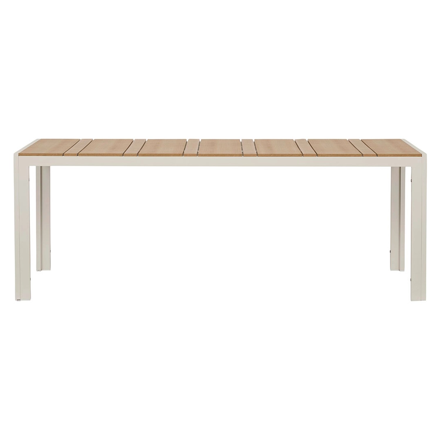 ebuy24 Noah Gartentisch Grau Teak Dekor günstig online kaufen