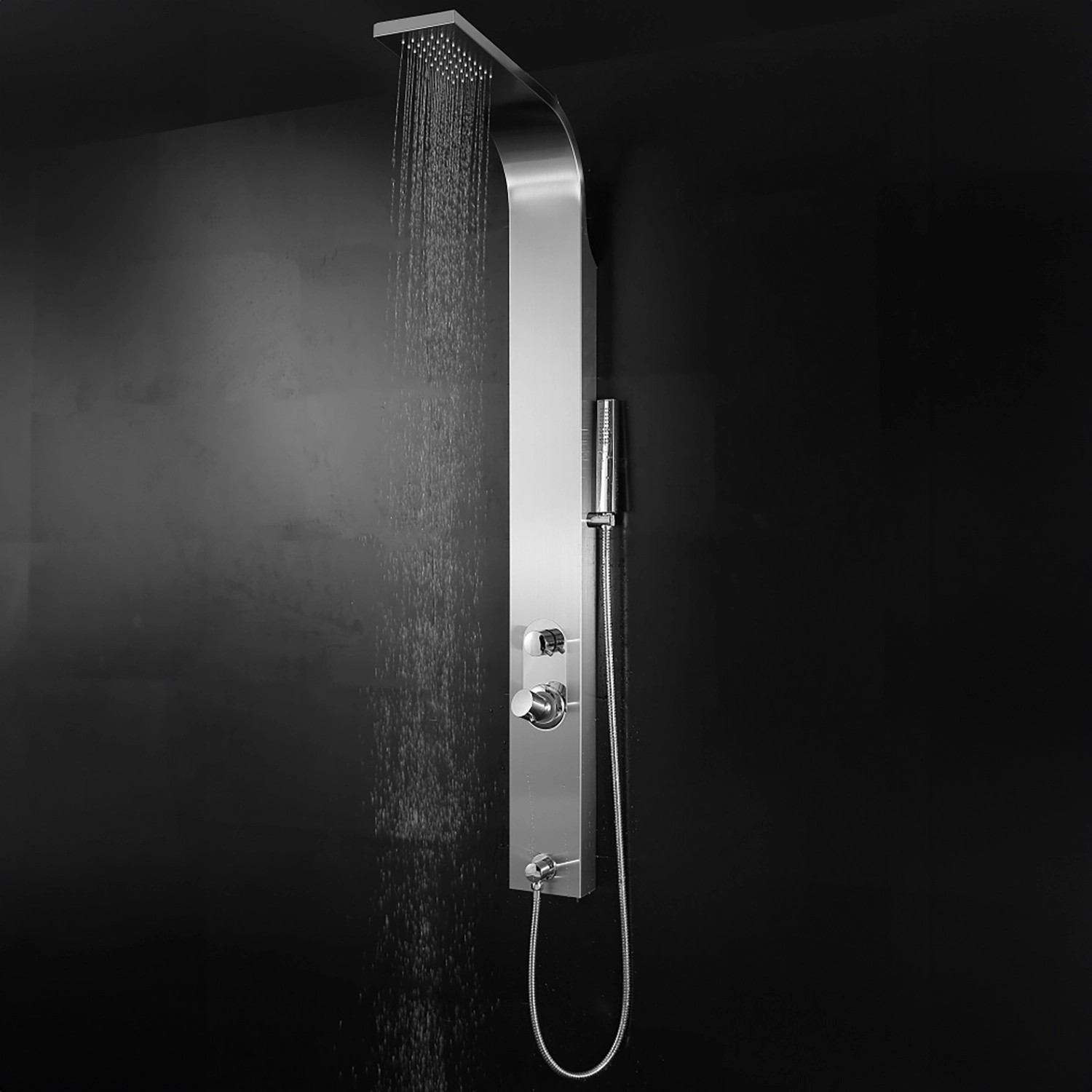 Duschsystem Florence Edelstahl