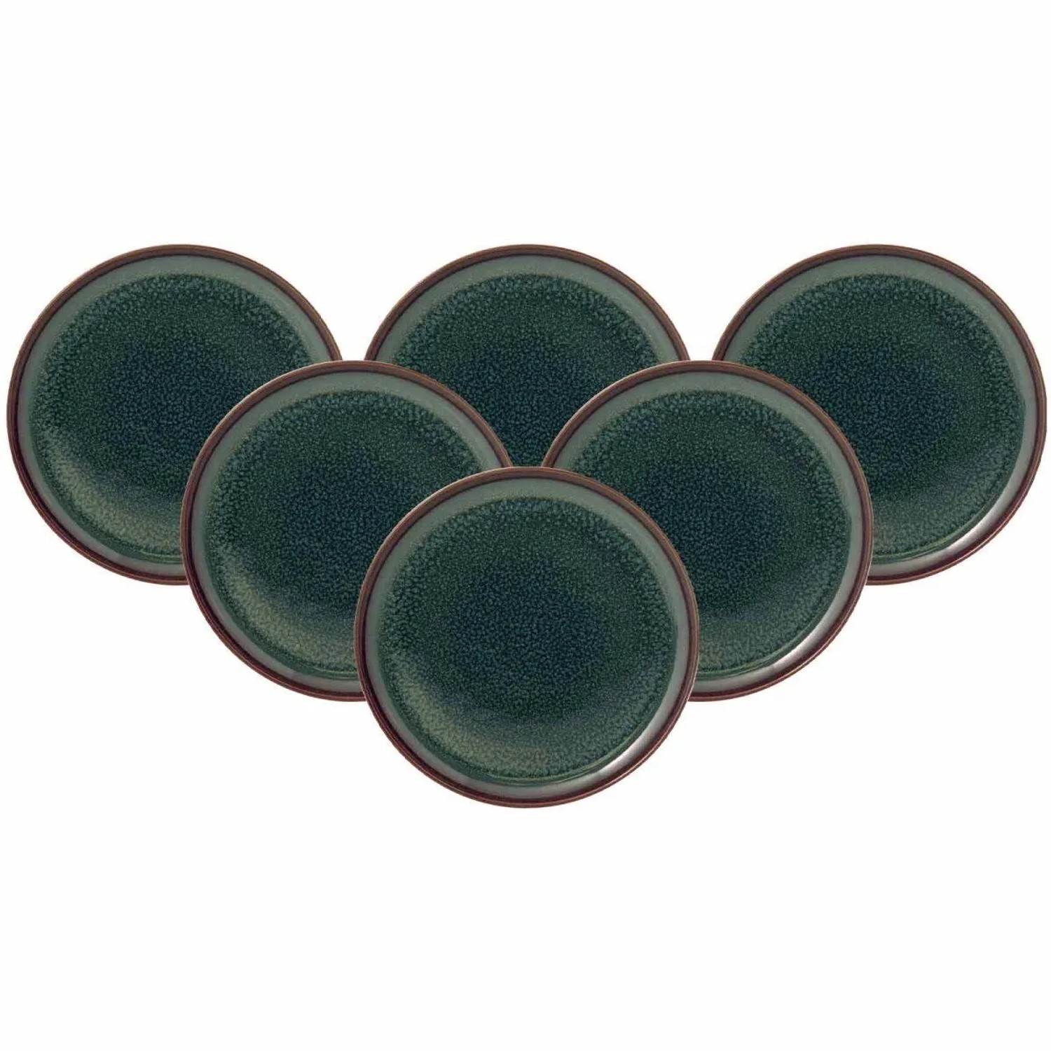 like. by Villeroy & Boch Crafted Frühstücksteller 21 cm 6er Set Breeze