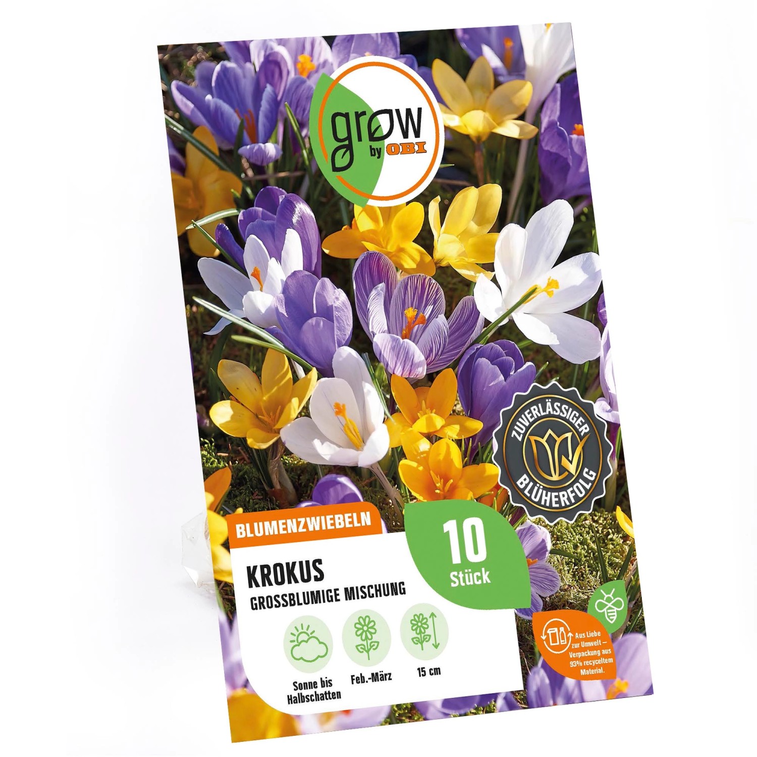 GROW by OBI Krokus Mischung 15 cm Crocus vernus