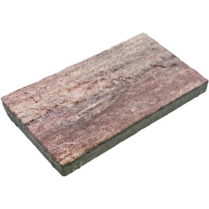Diephaus Terrassenplatte Lynn Muschelbeige, 48x24x3 cm, mit gewellter Struktur für natürliche Terrassen.