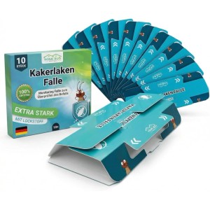 HomeBugProtect Schabenfalle Kakerlakenfalle 10 Stück