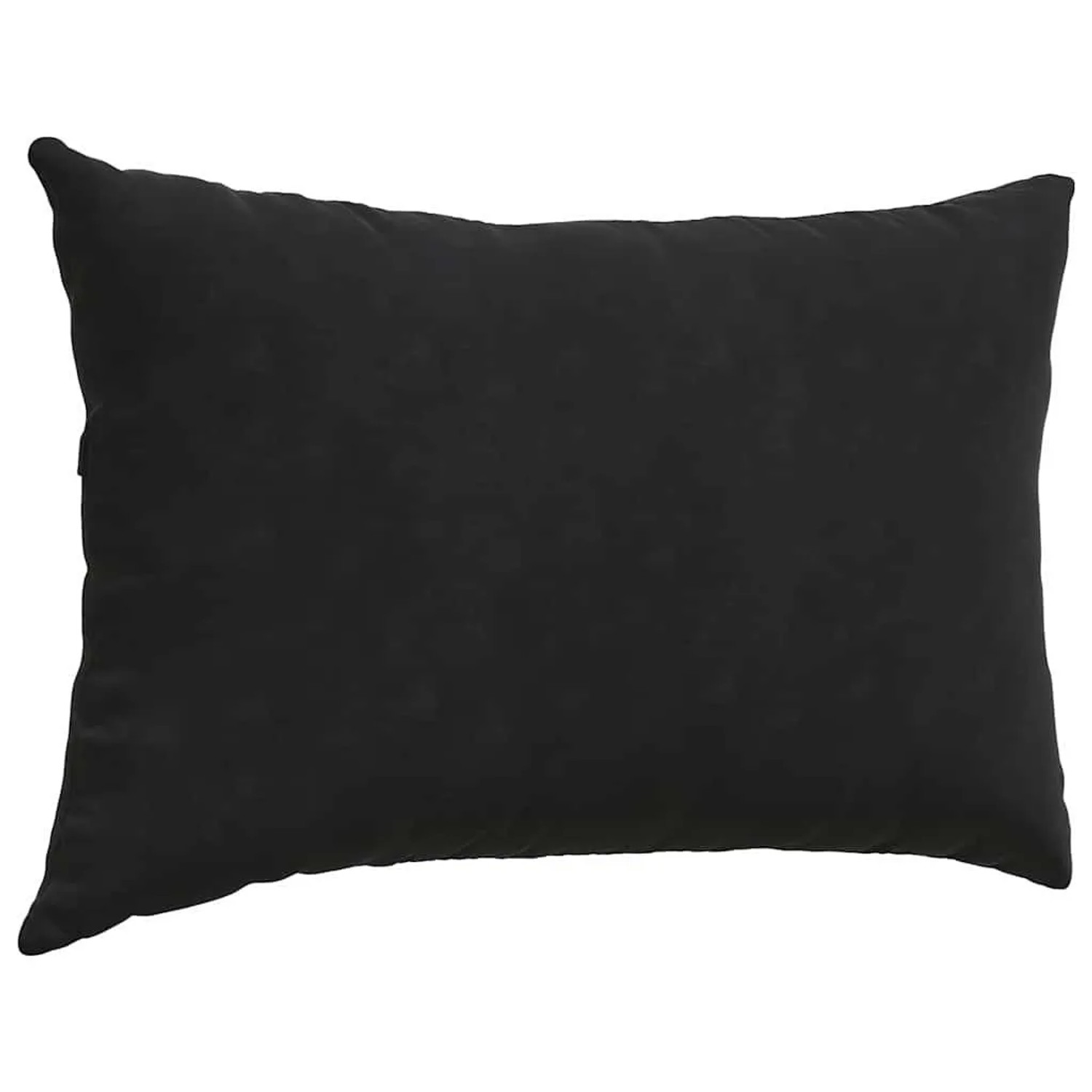 Schwarzes Sofakissen (60x40 cm) aus Cordstoff von vidaXL.