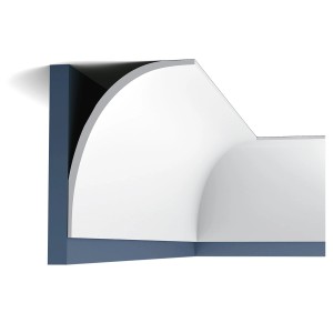 ORAC DECOR C990 LUXXUS Stuckprofil, weiße Eckleiste für Decken und Wände, 200 cm.