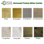Contura Hartwachsöl Colorline: Farbpalette mit Holzfarbtönen von Natur bis Havanna.