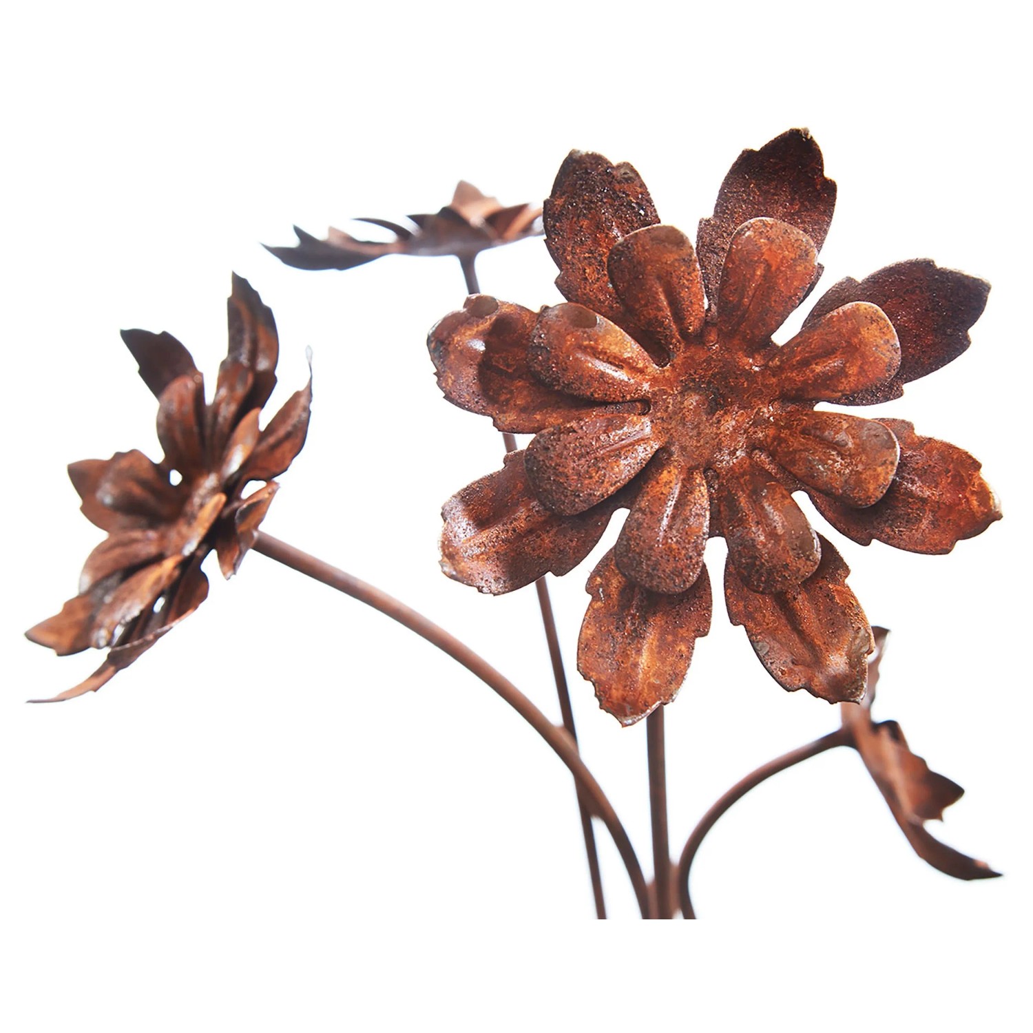 Thumbnail - Kobolo Dekostecker Gartenstecker Blumen WILDFLOWER Naturrost 23x23x100 cm