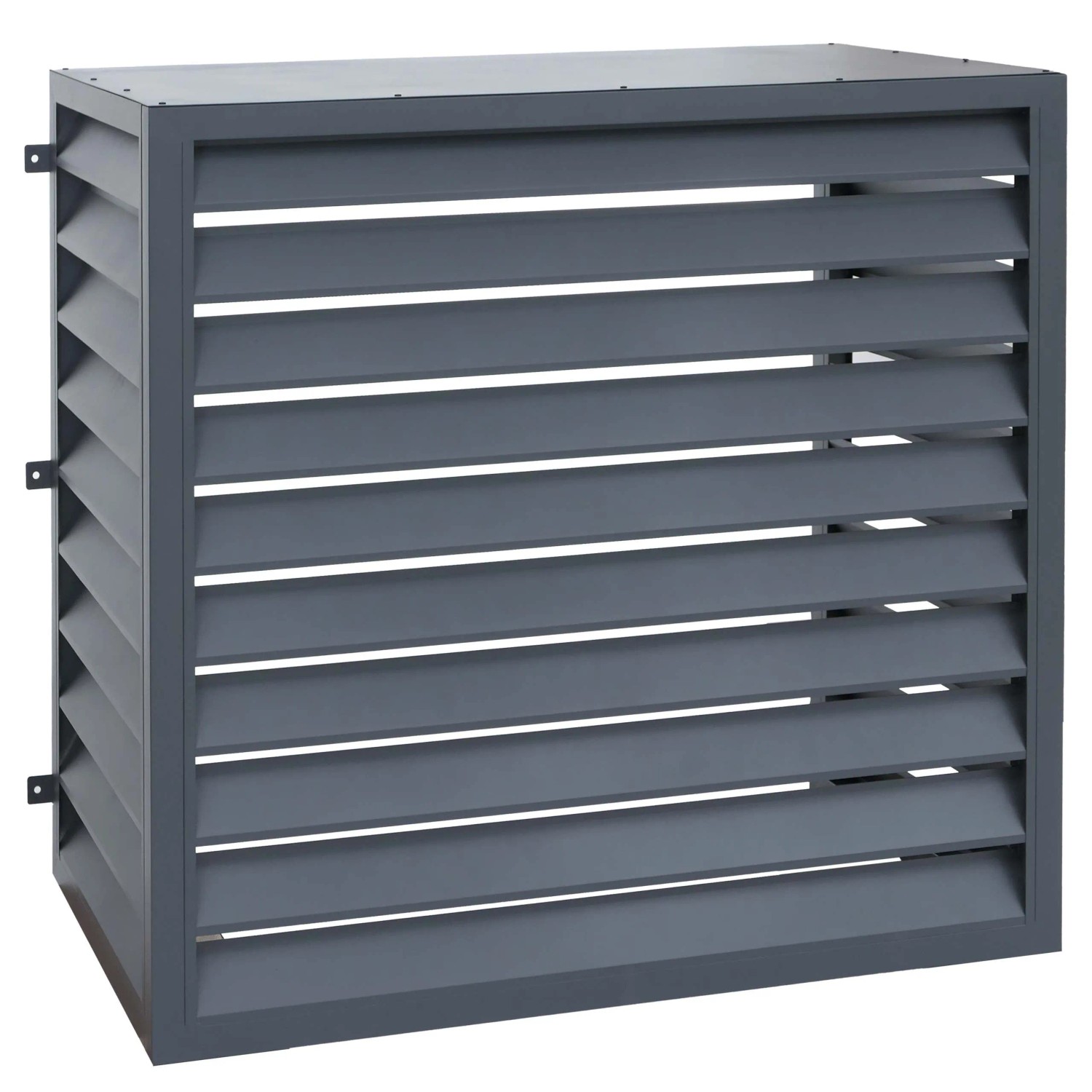 MCW Verkleidung Für Klimaanlage/Wärmetauscher O43 Metall 111x127x65cm Anthrazit