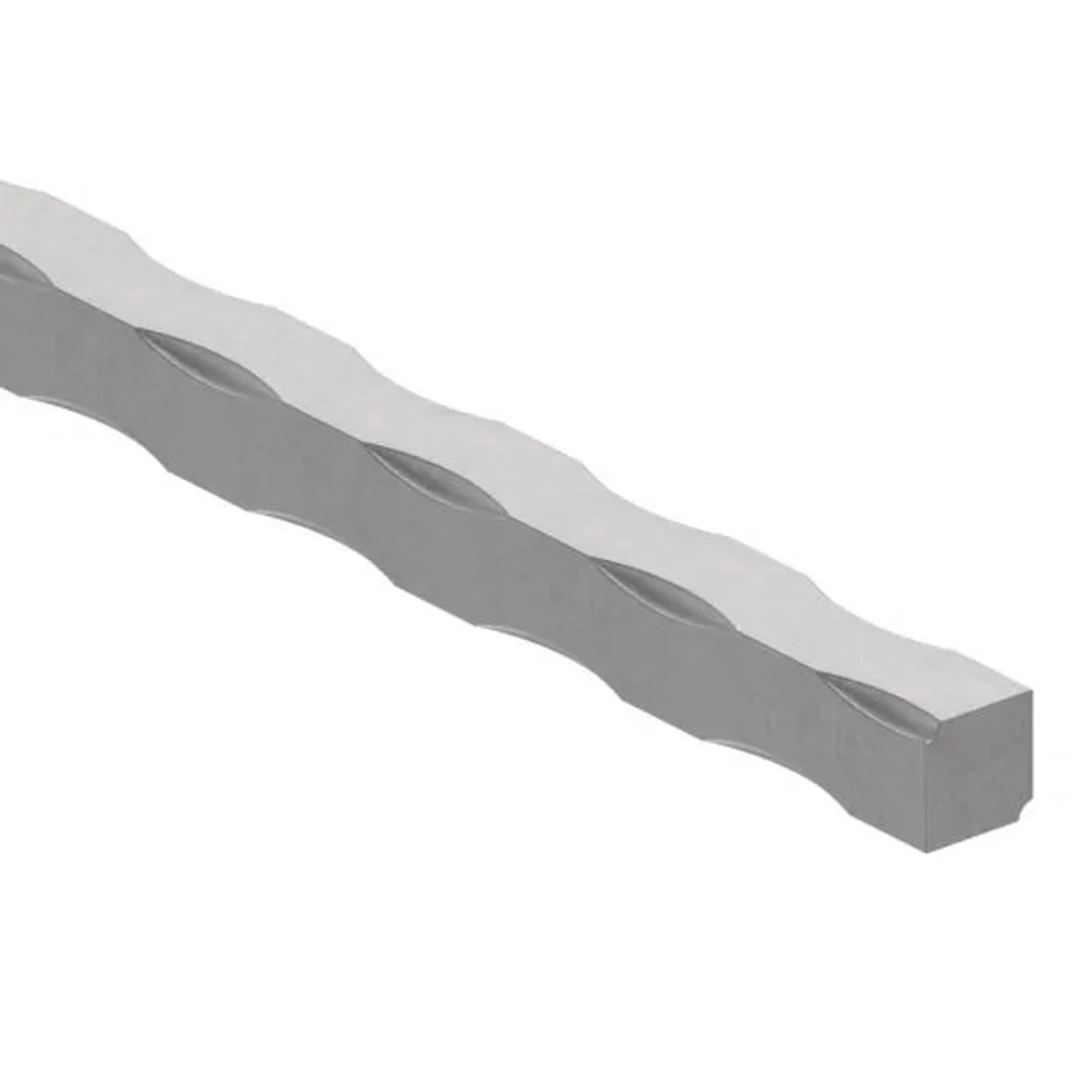 FeNau Vierkant Maße 12x12 mm Länge 6000 mm Stahl Roh S235JR