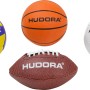 Hudora Minibälle: Fußball, Football, Volleyball, Basketball im Set.