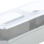 Eurobox Einsatzkasten 1/4 quer, transparent, für 60x40 cm Boxen zur Unterteilung.