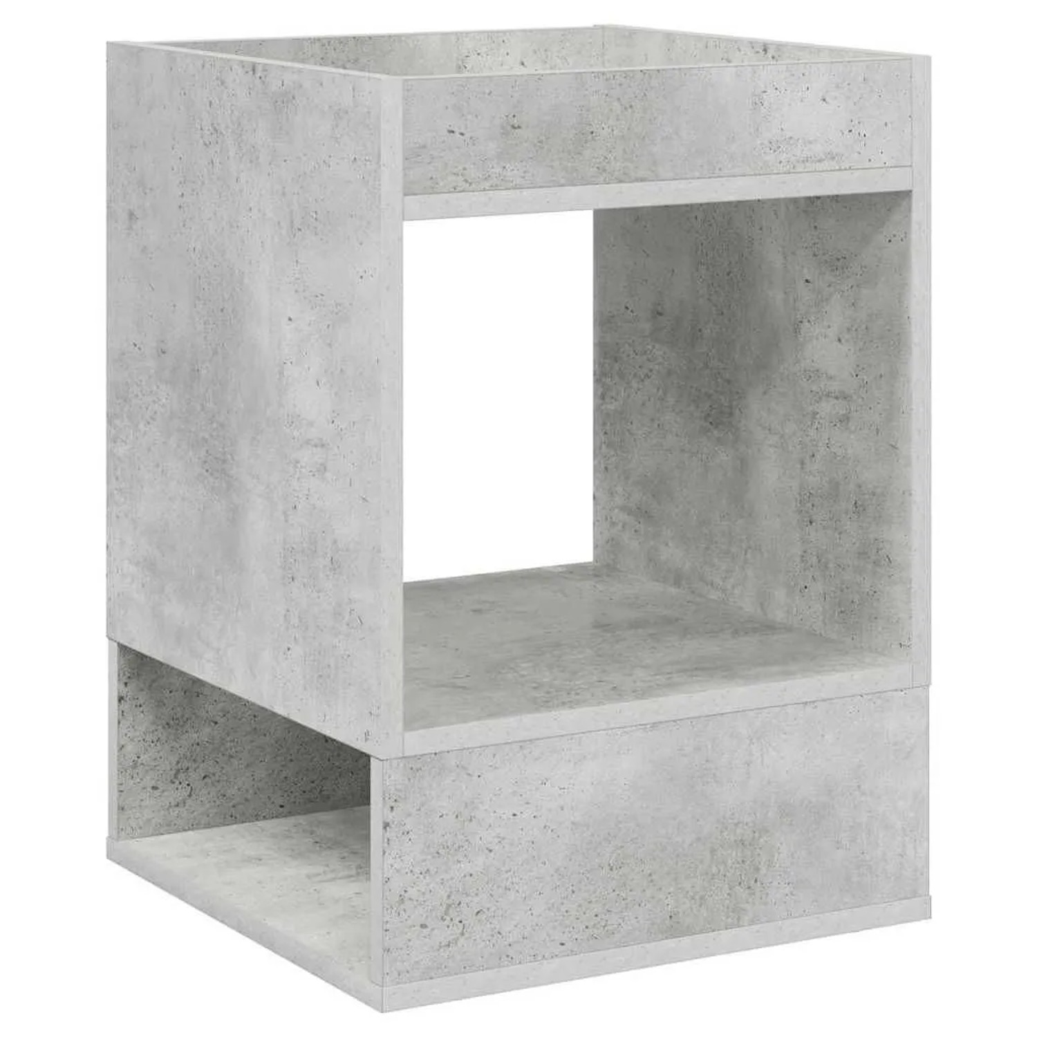 vidaXL Beistelltisch Beton Grau 40 x 40 x 56 cm Holzwerkstoff 890950