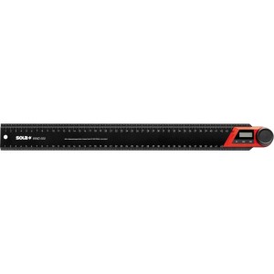 Sola Digitaler Winkelmesser Wmd500 mit Hold/Zero-Funktion & Lcd-Display Schenkellänge 50cm Skala Aluminium Eloxiert
