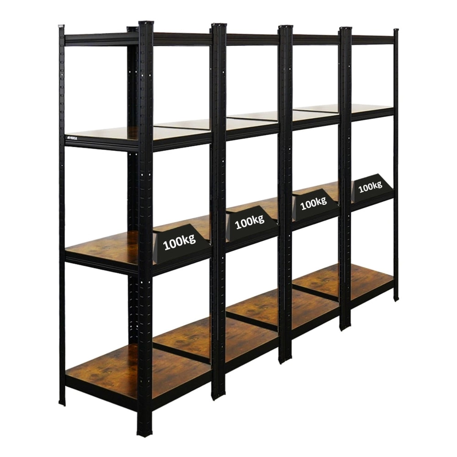 PROREGAL 4er Vintage Series Schwerlastregal Ragnar Set HxBxT 150x45x45cm Fa günstig online kaufen
