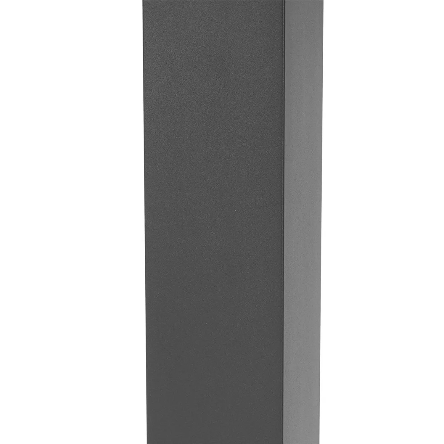 QAZQA Moderne Außen Stehleuchte Dunkelgrau mit Rauchglas 80 cm Malios_9