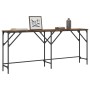 vidaXL Konsolentisch Räuchereiche 180x29x75 cm Holzwerkstoff 837764_2