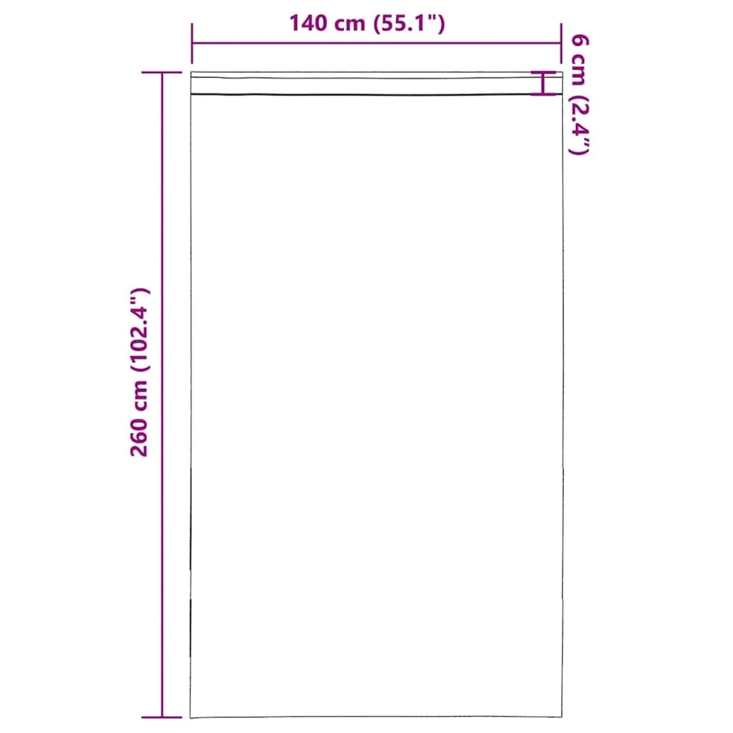 vidaXL Voile Vorhänge mit Stangentaschen 2 Stk Dunkelgrau 4102185_9