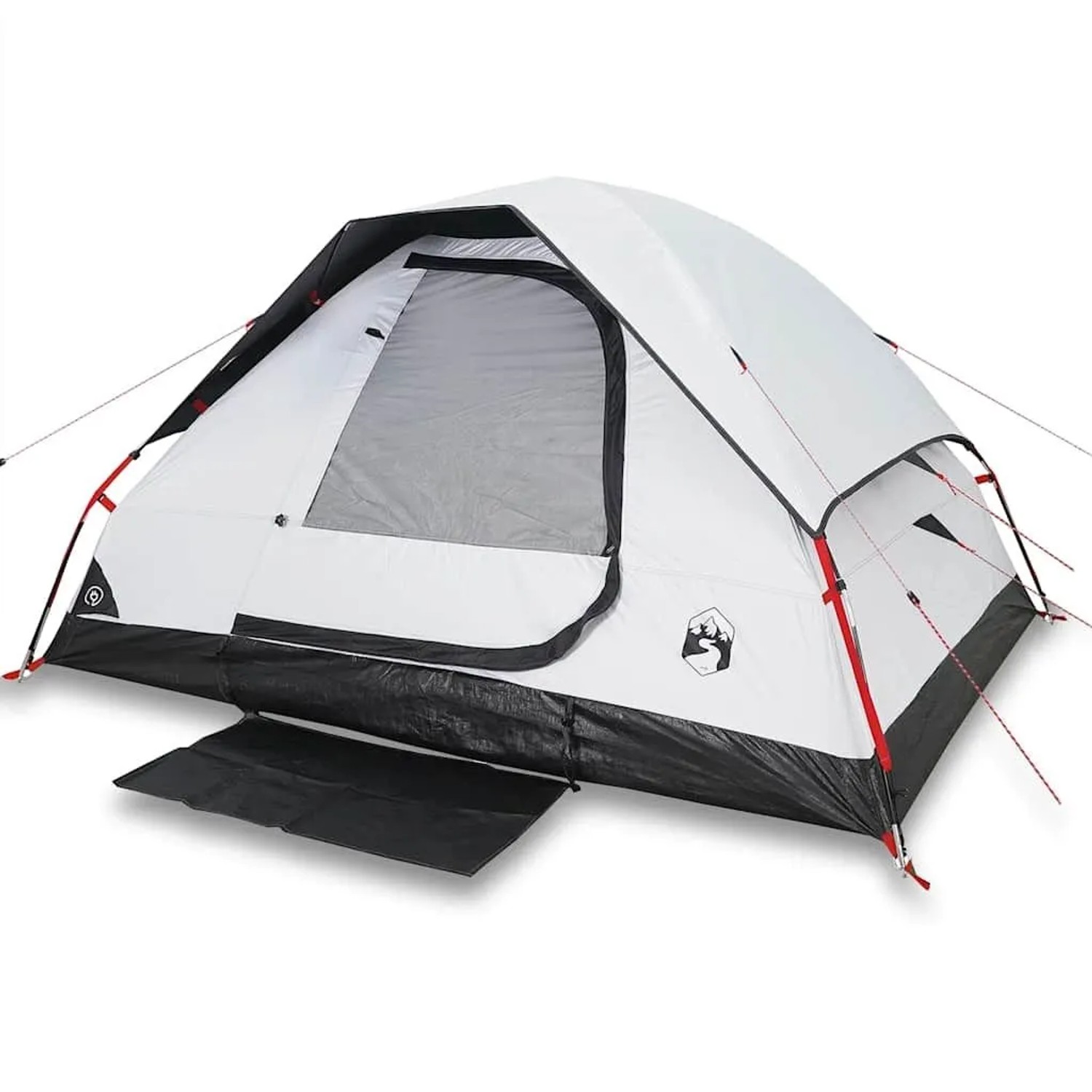 Furnicato Campingzelt Kuppelzelt Weiß 274 X 213 X 150 Cm Verdunkelnd