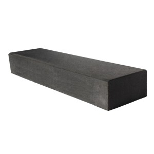 Rechteckige Diephaus Blockstufe Hohl Anthrazit, 100x32x16 cm, für Treppen und Einfassungen.