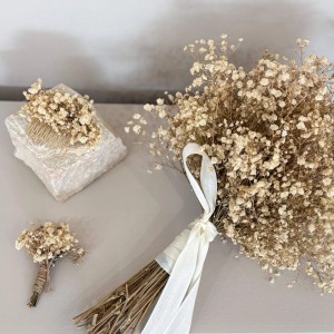 Lykke&You Brautstrauß Pur Schleierkraut Natur