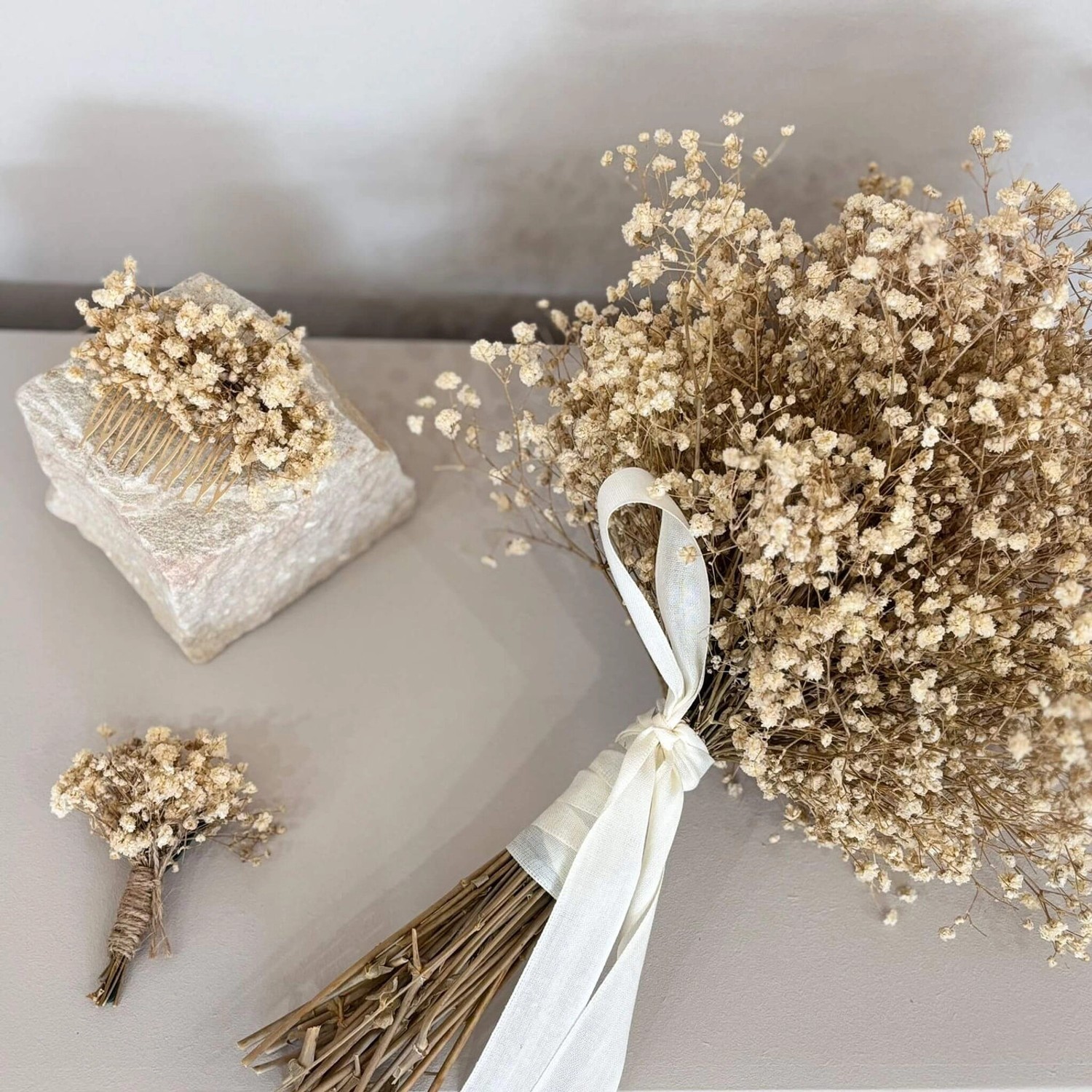 Lykke&You Brautstrauß Pur Schleierkraut Natur günstig online kaufen