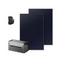 Anker Solix Balkonkraftwerk-Set mit Solarbank, 2 Paneelen und Smart Meter.